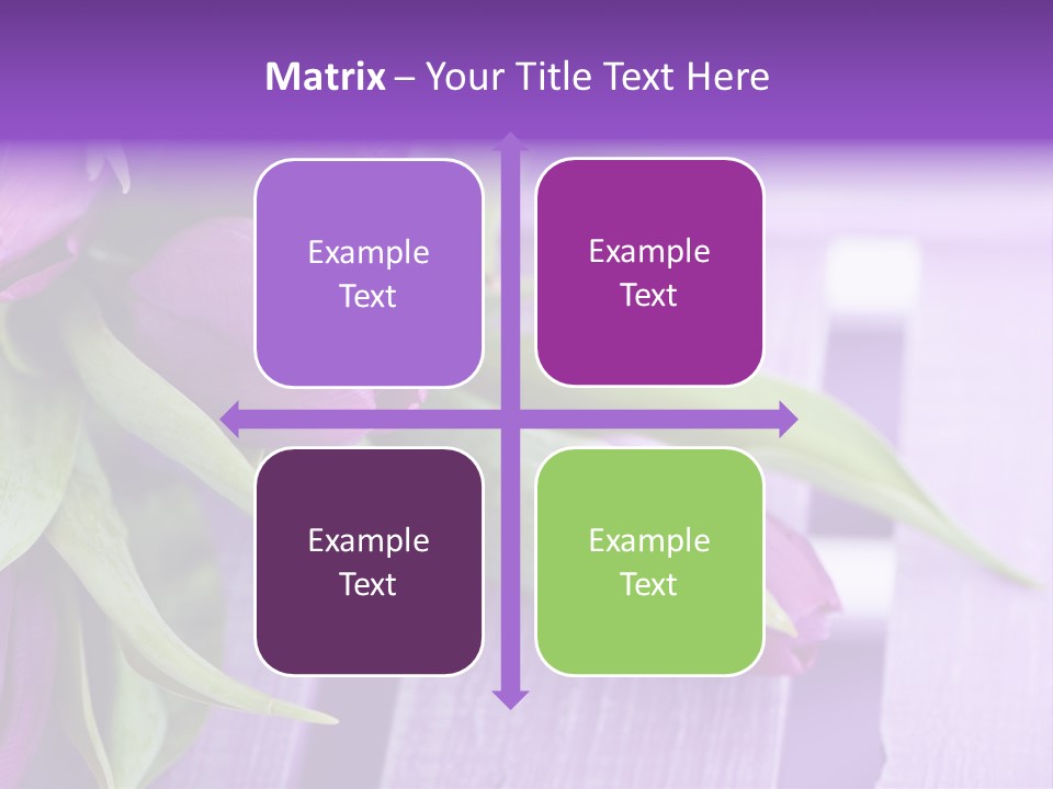 Gutschein Garten Holzuntergrund PowerPoint Template