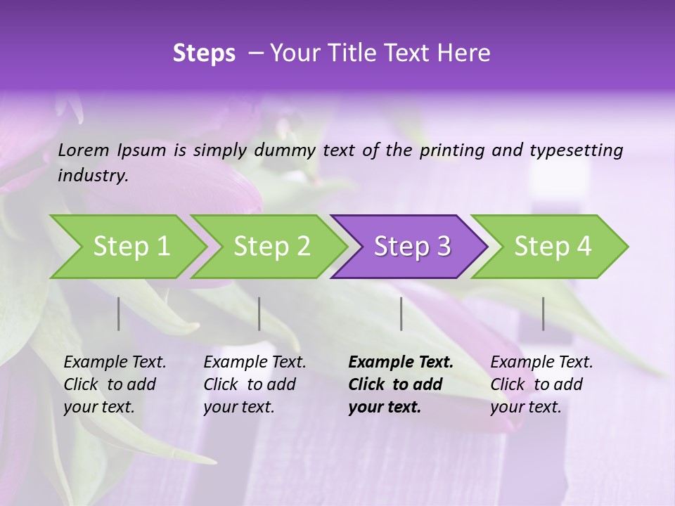 Gutschein Garten Holzuntergrund PowerPoint Template