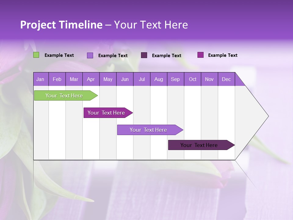 Gutschein Garten Holzuntergrund PowerPoint Template