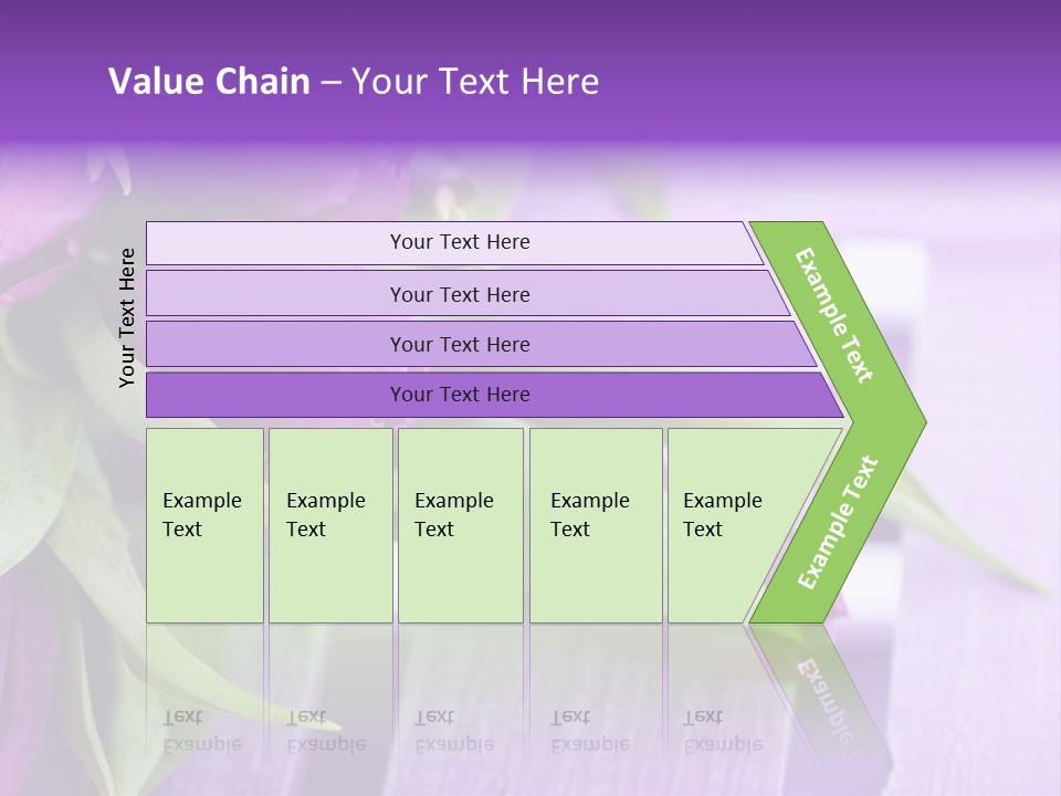 Gutschein Garten Holzuntergrund PowerPoint Template