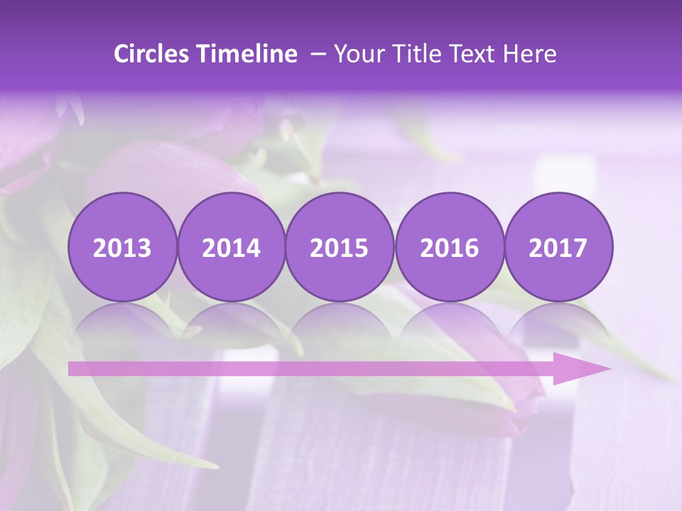 Gutschein Garten Holzuntergrund PowerPoint Template