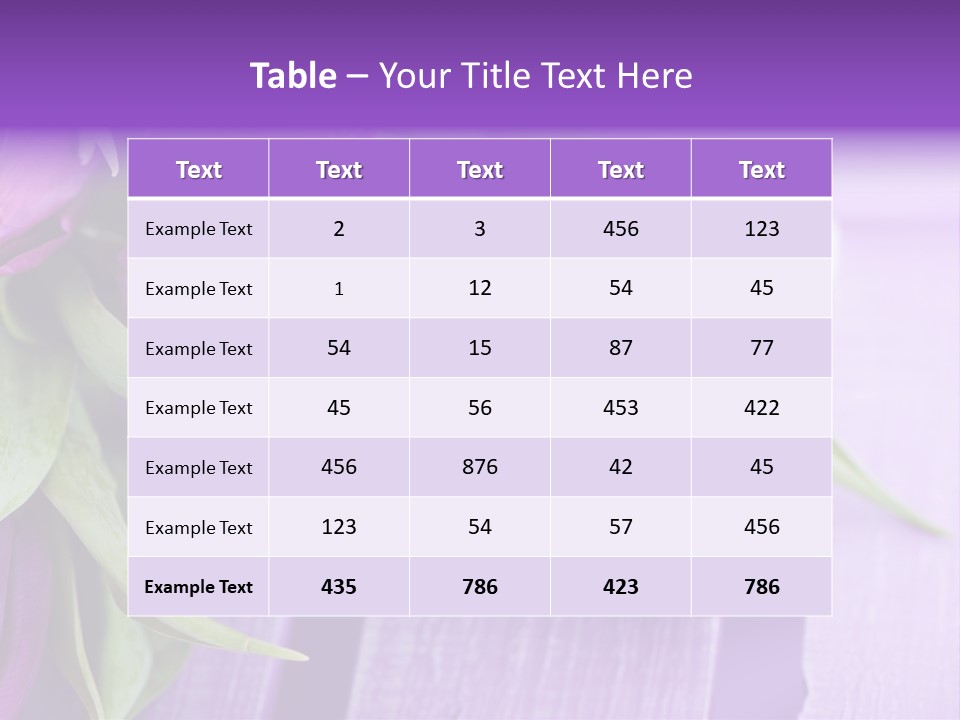 Gutschein Garten Holzuntergrund PowerPoint Template