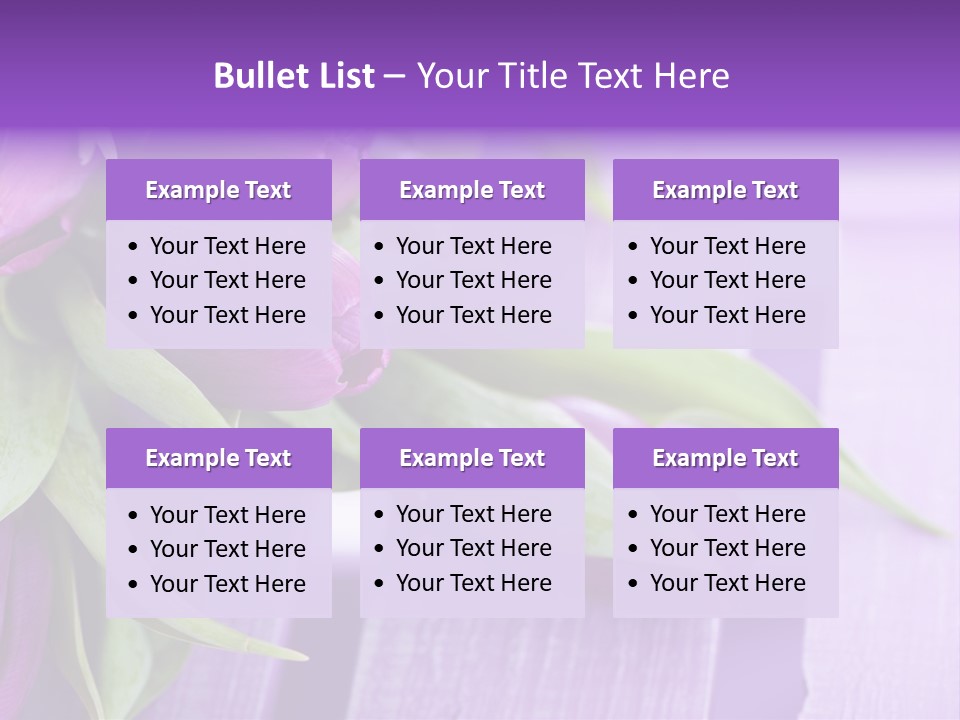 Gutschein Garten Holzuntergrund PowerPoint Template