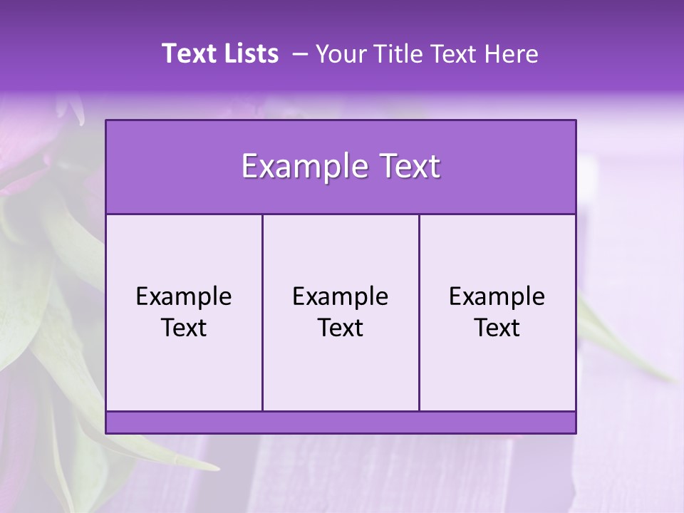 Gutschein Garten Holzuntergrund PowerPoint Template