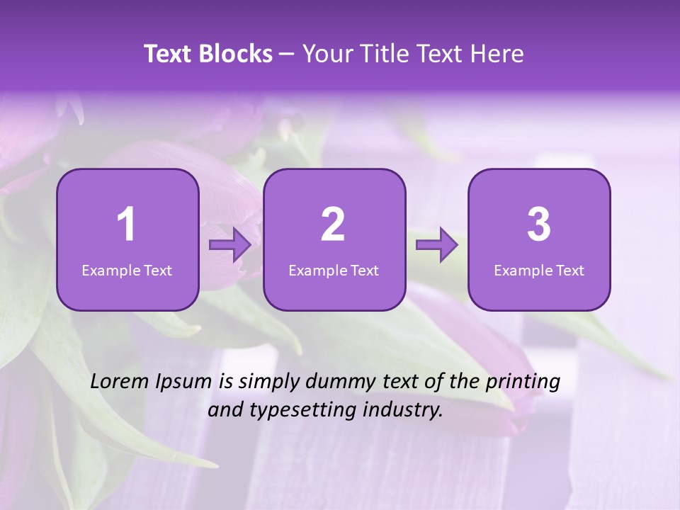 Gutschein Garten Holzuntergrund PowerPoint Template