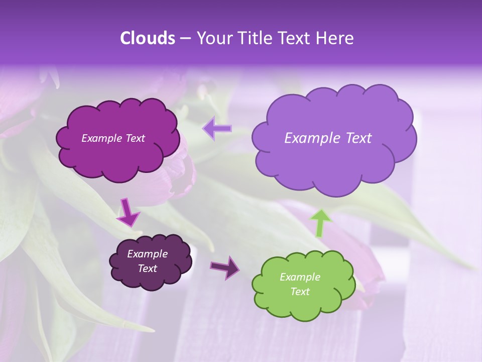 Gutschein Garten Holzuntergrund PowerPoint Template