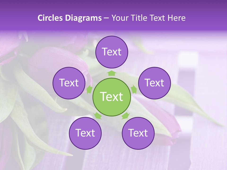 Gutschein Garten Holzuntergrund PowerPoint Template