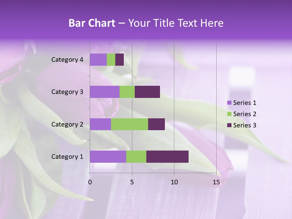 Gutschein Garten Holzuntergrund PowerPoint Template