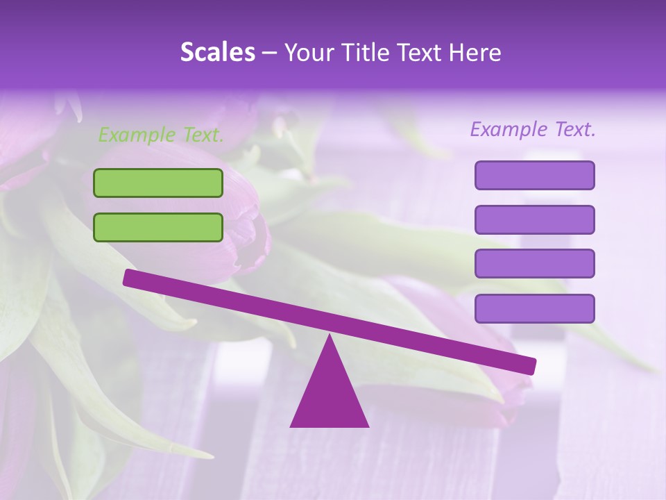 Gutschein Garten Holzuntergrund PowerPoint Template