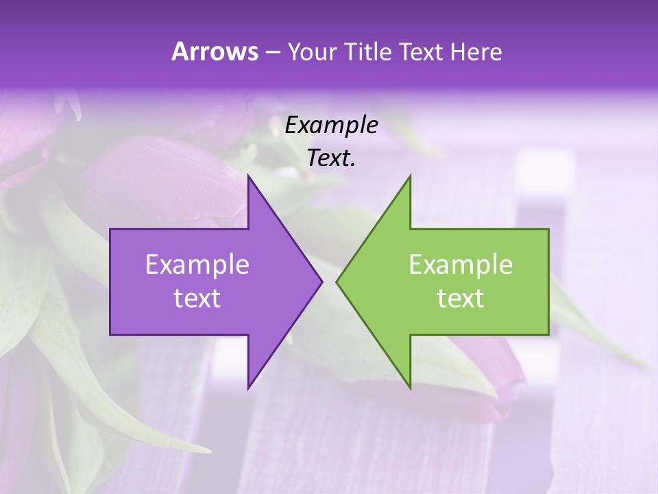 Gutschein Garten Holzuntergrund PowerPoint Template