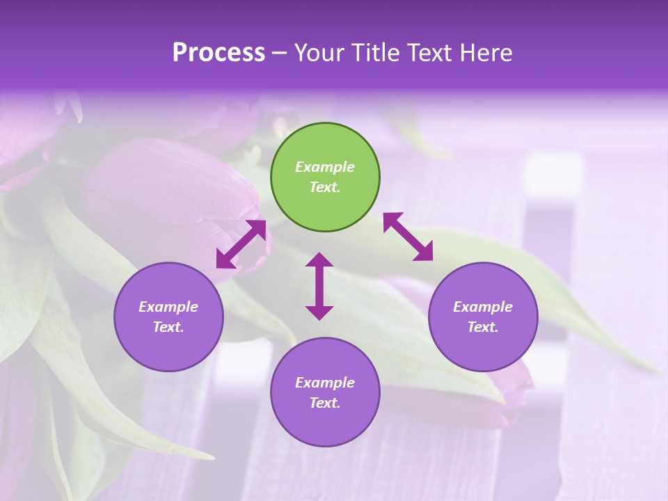 Gutschein Garten Holzuntergrund PowerPoint Template