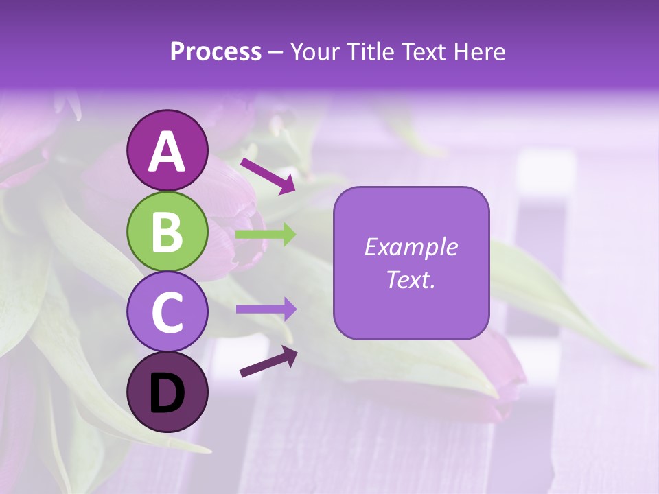 Gutschein Garten Holzuntergrund PowerPoint Template