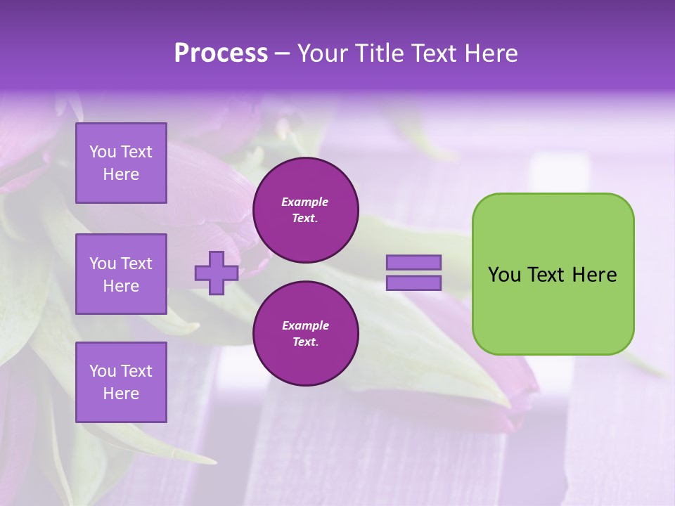 Gutschein Garten Holzuntergrund PowerPoint Template