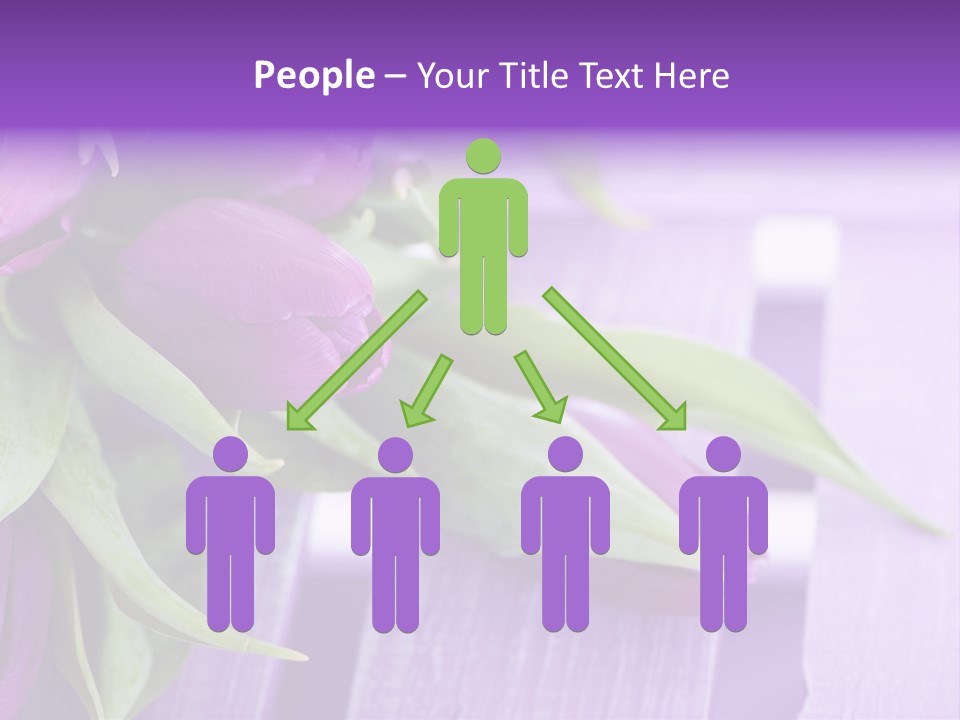 Gutschein Garten Holzuntergrund PowerPoint Template