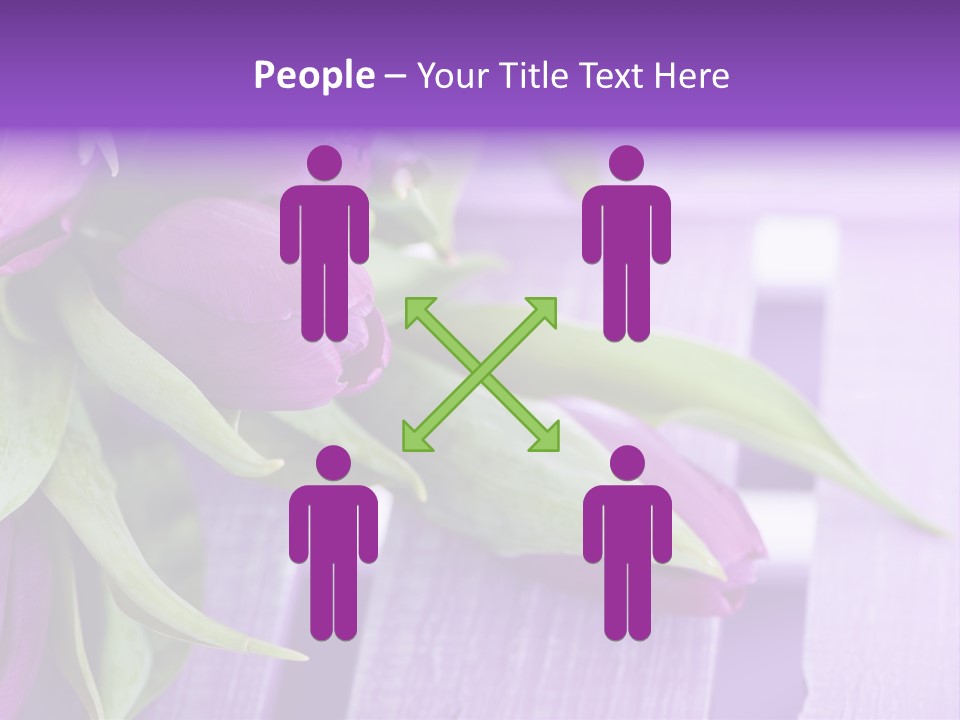 Gutschein Garten Holzuntergrund PowerPoint Template