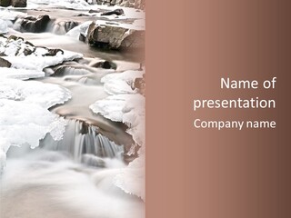 Background River Fluid PowerPoint Template