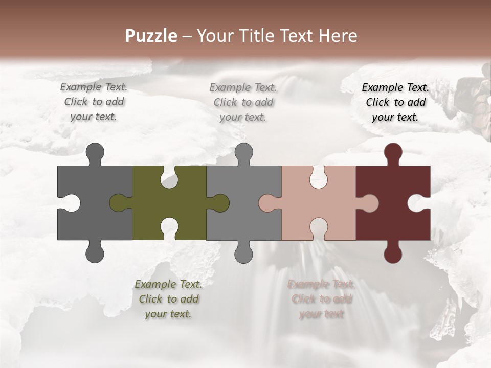 Background River Fluid PowerPoint Template