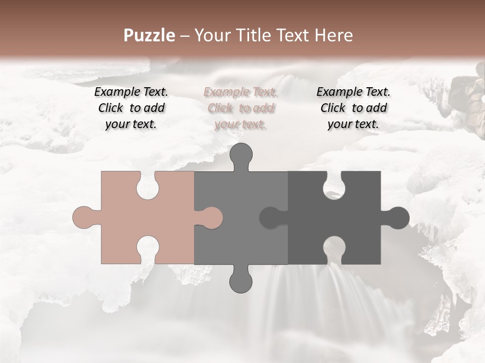 Background River Fluid PowerPoint Template