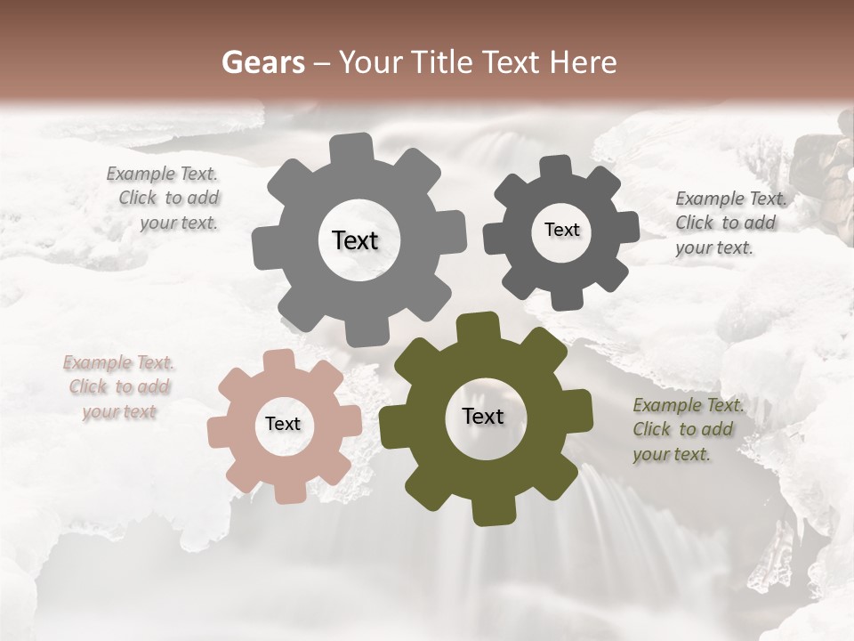 Background River Fluid PowerPoint Template