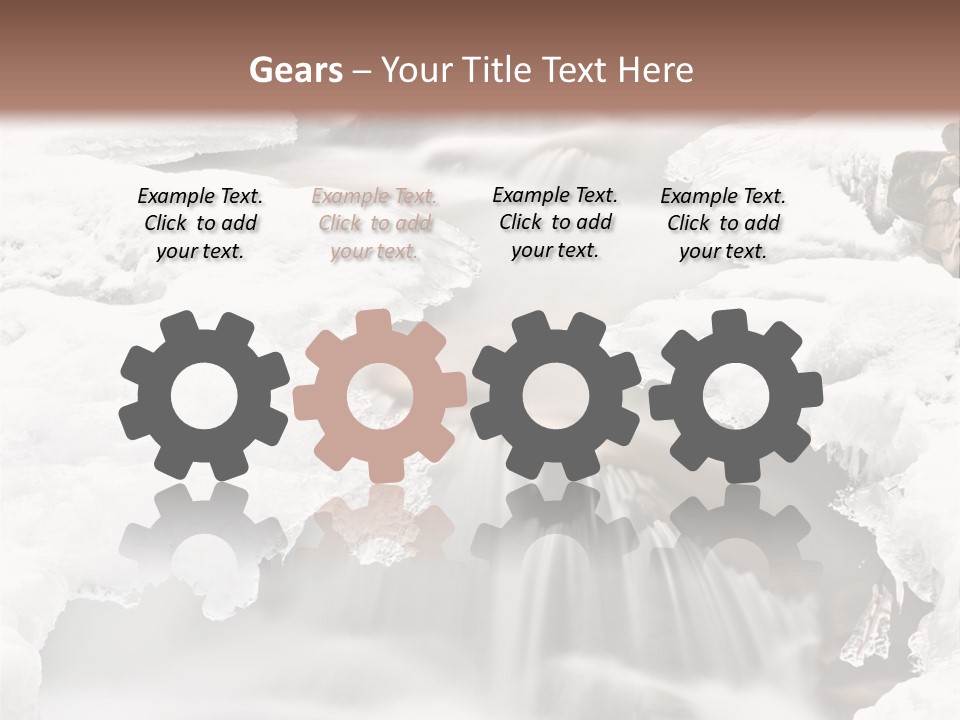 Background River Fluid PowerPoint Template