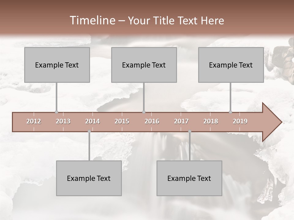Background River Fluid PowerPoint Template