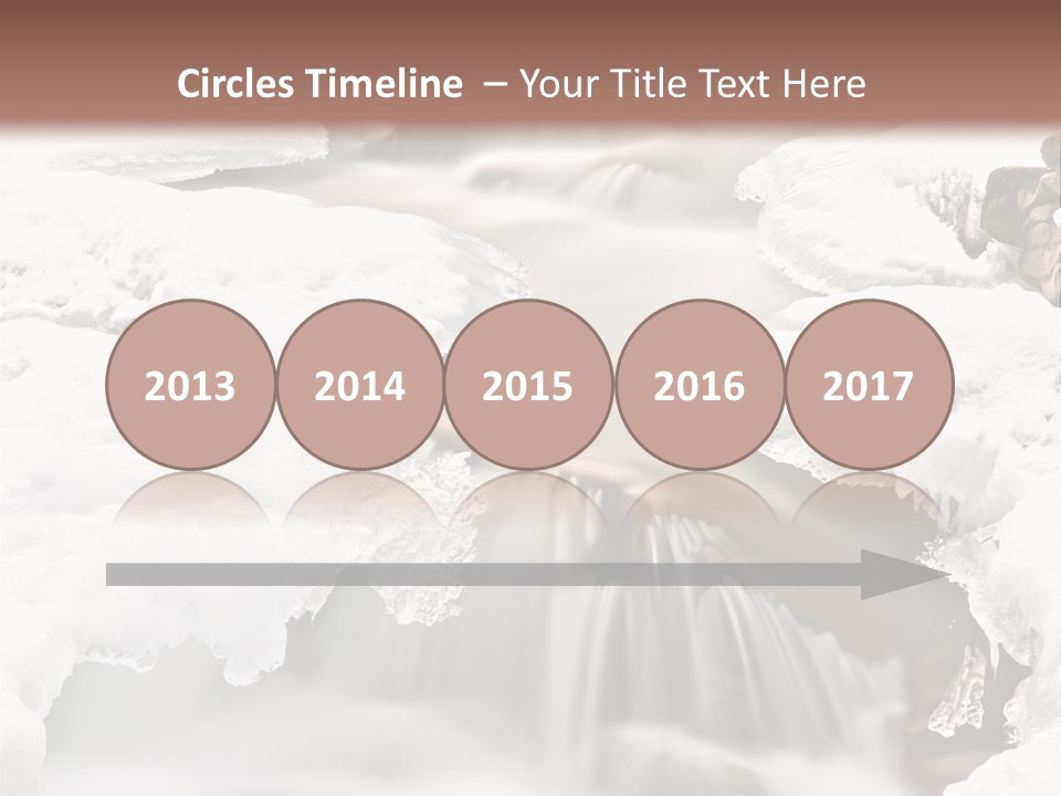 Background River Fluid PowerPoint Template