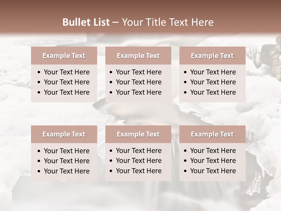 Background River Fluid PowerPoint Template