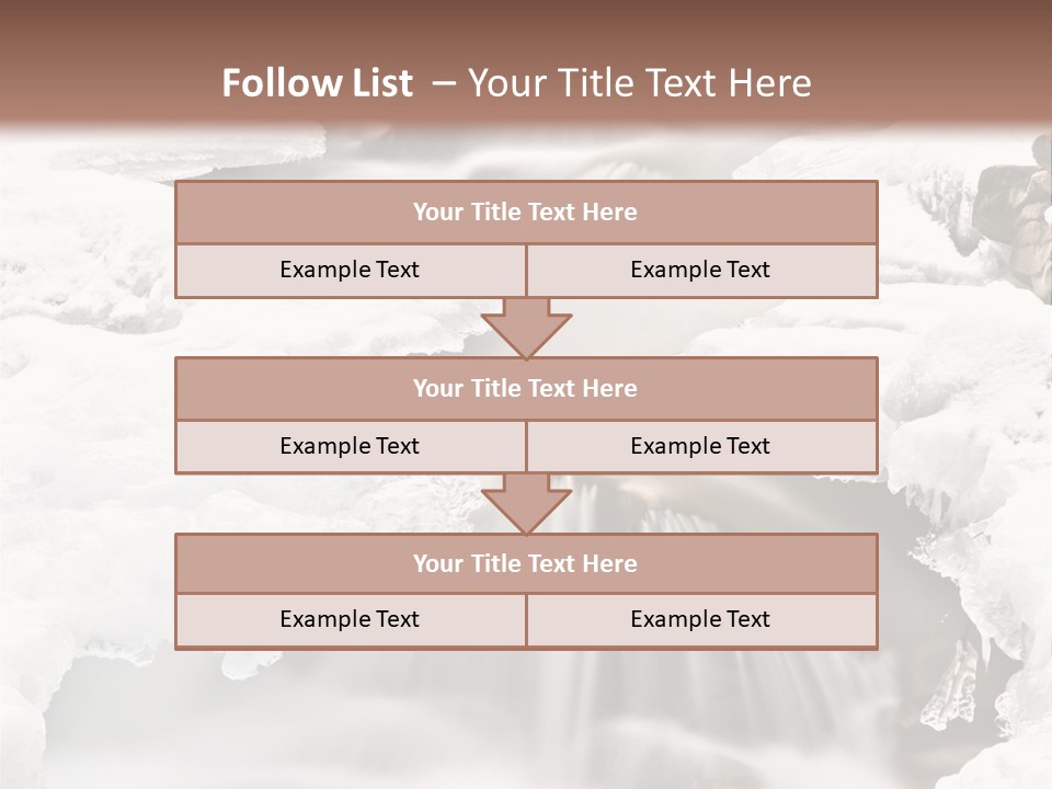 Background River Fluid PowerPoint Template