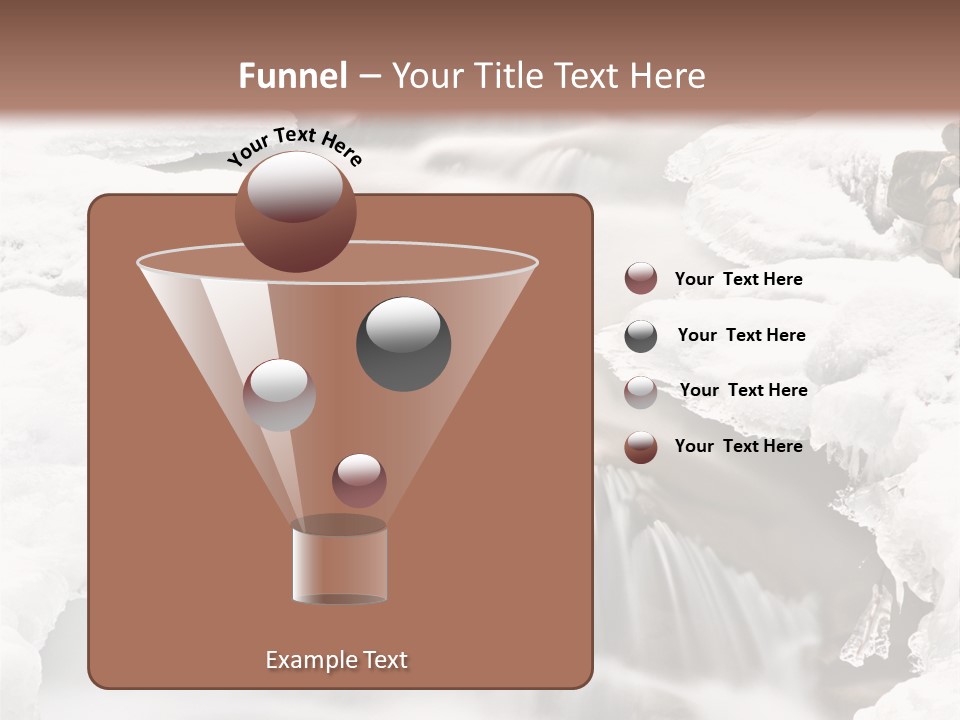 Background River Fluid PowerPoint Template