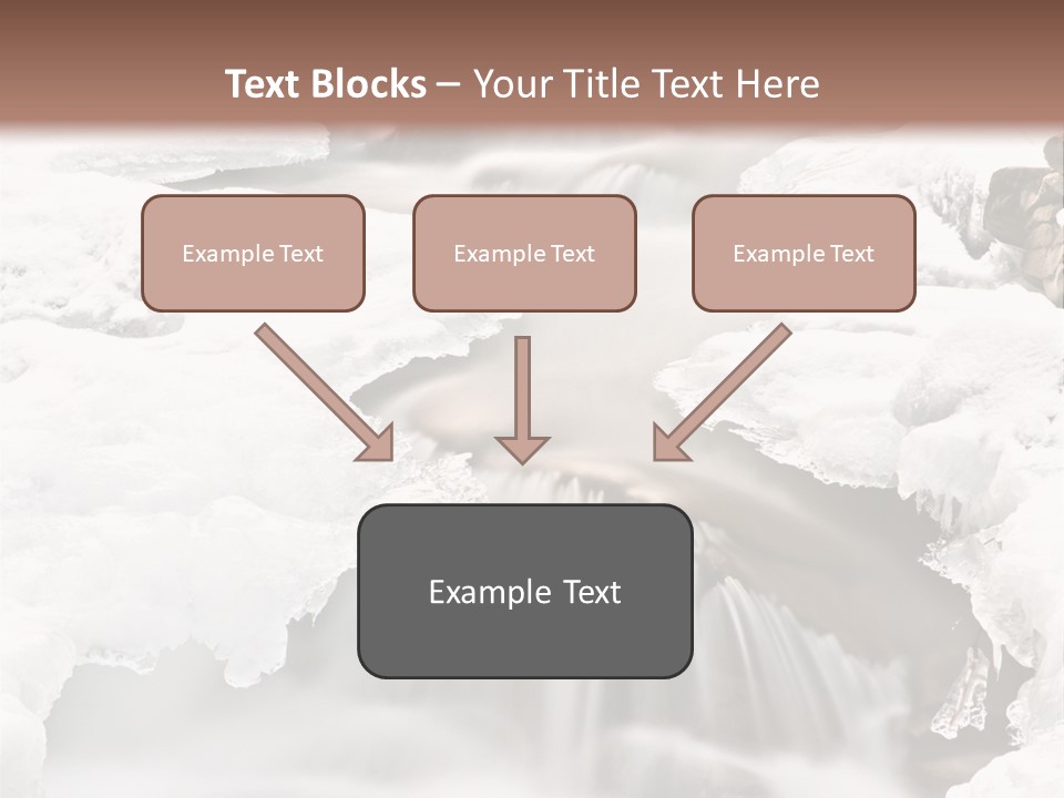 Background River Fluid PowerPoint Template