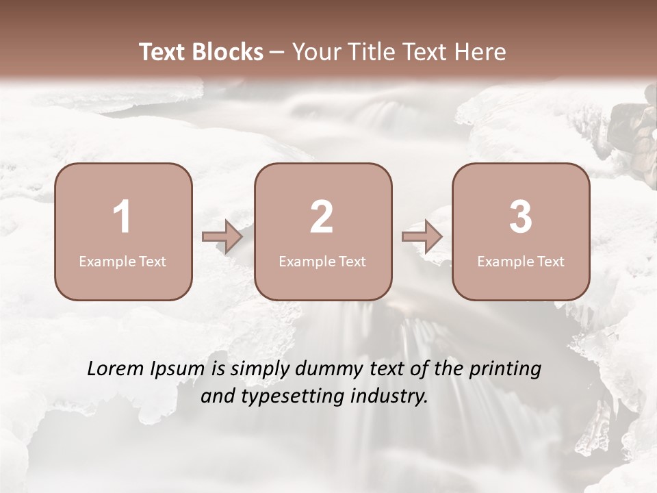 Background River Fluid PowerPoint Template