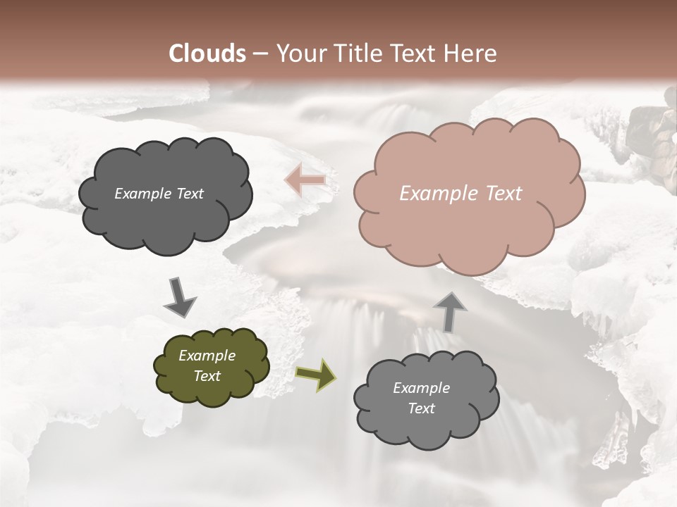 Background River Fluid PowerPoint Template