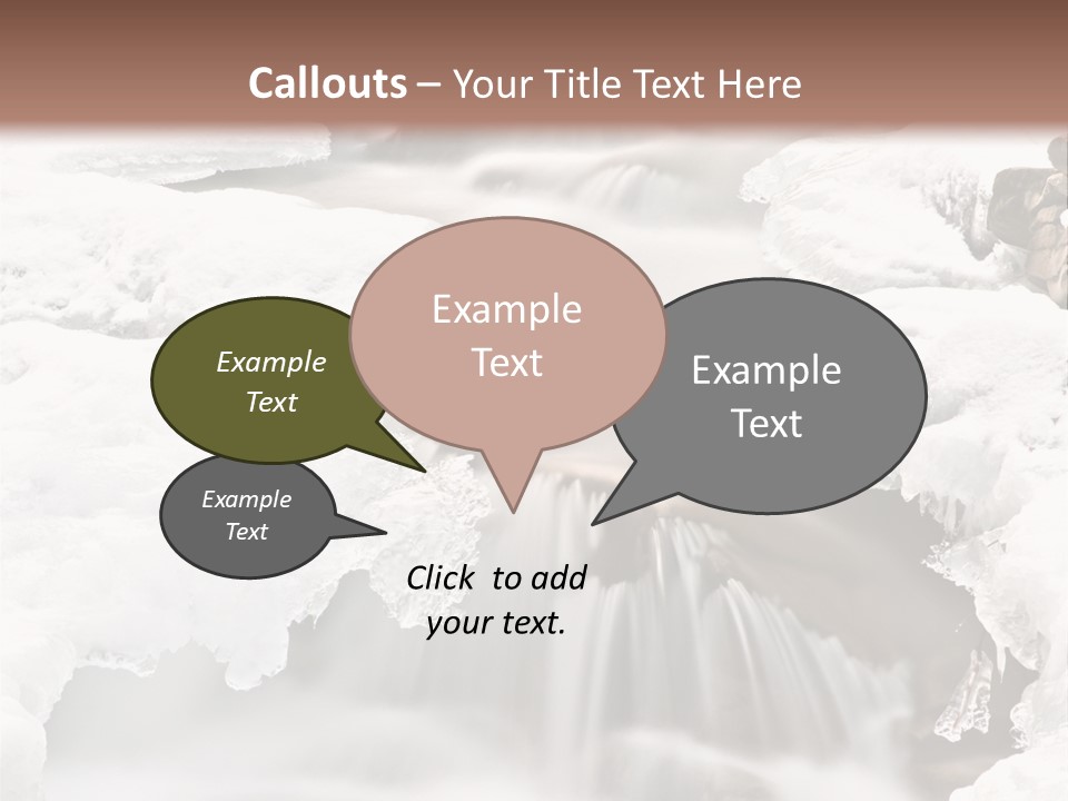 Background River Fluid PowerPoint Template