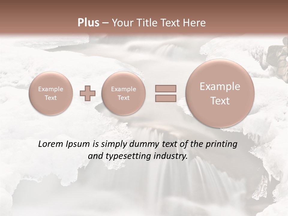 Background River Fluid PowerPoint Template