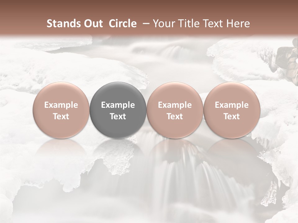 Background River Fluid PowerPoint Template