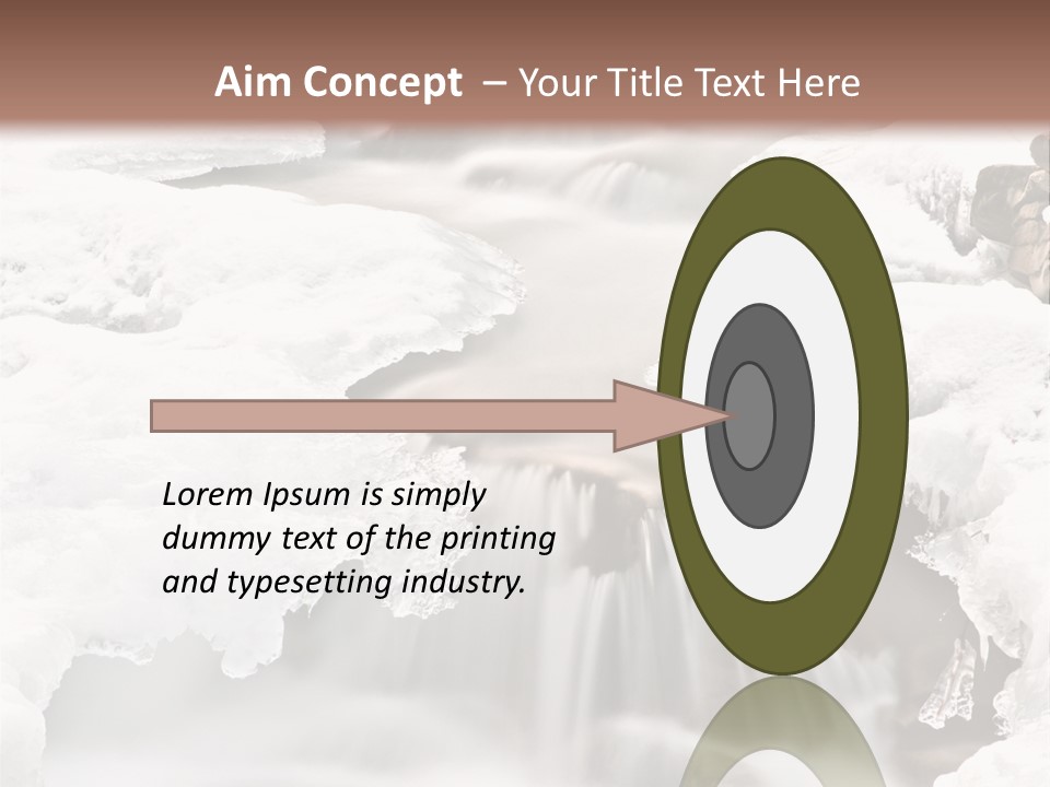 Background River Fluid PowerPoint Template