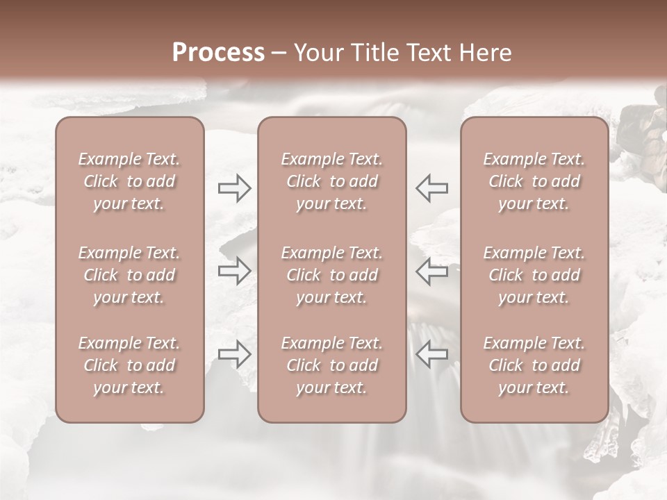 Background River Fluid PowerPoint Template