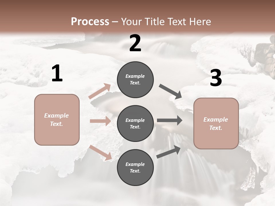 Background River Fluid PowerPoint Template