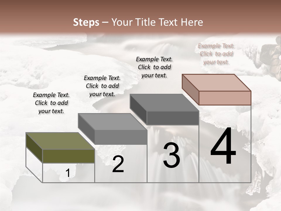 Background River Fluid PowerPoint Template