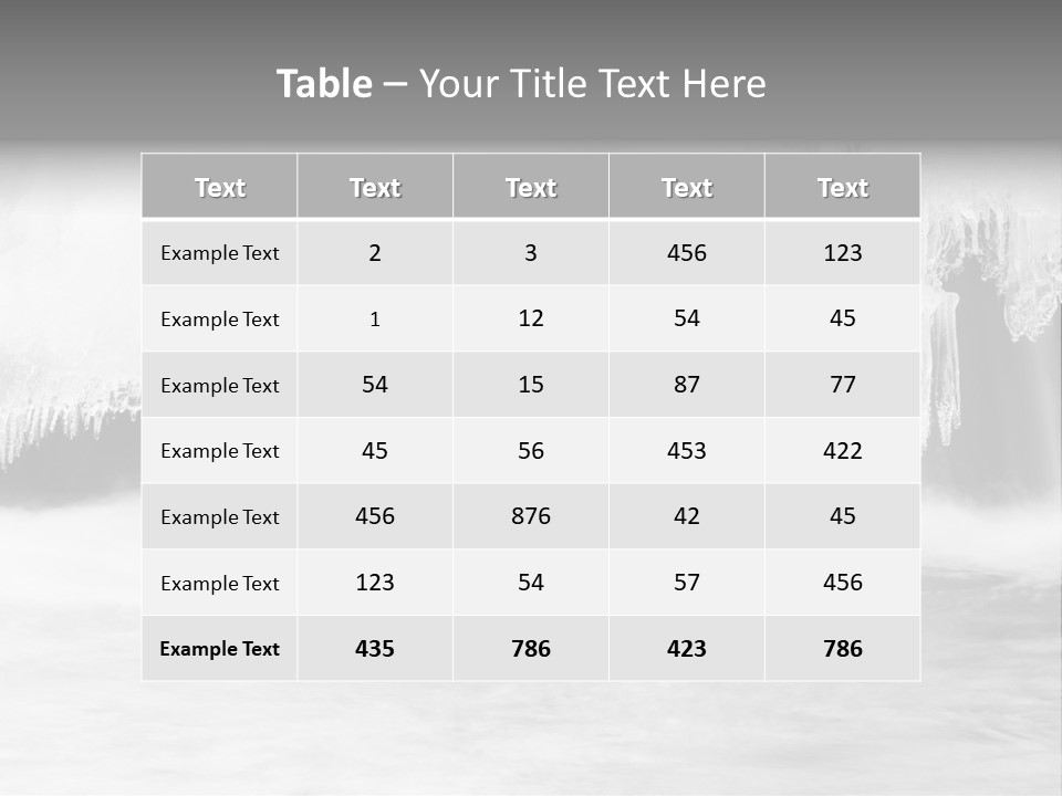 Long Copyspace Scenery PowerPoint Template