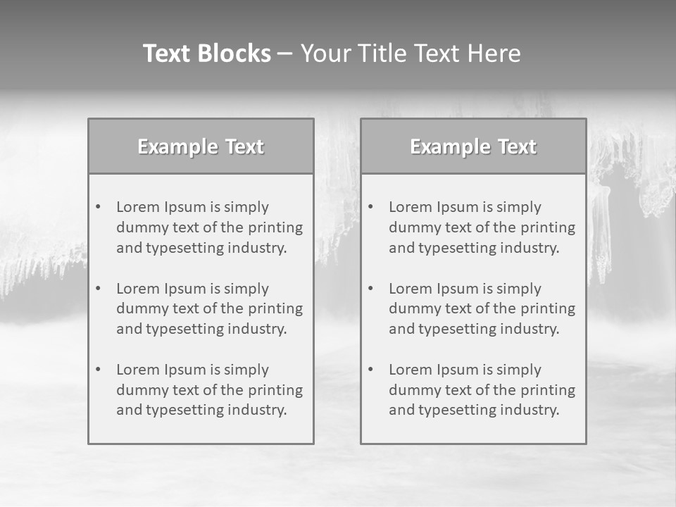 Long Copyspace Scenery PowerPoint Template