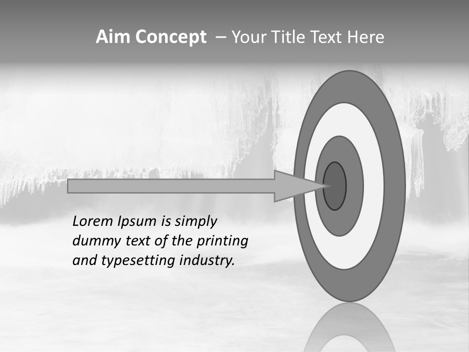 Long Copyspace Scenery PowerPoint Template