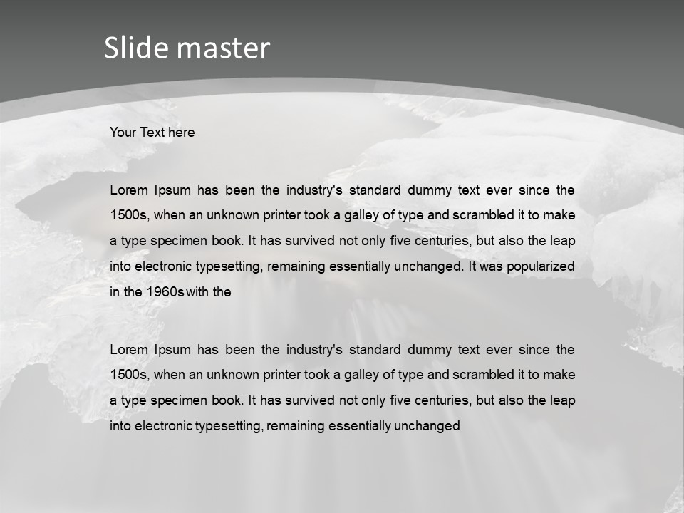 Smoke Fluid Environment PowerPoint Template