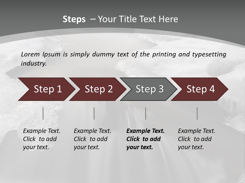 Smoke Fluid Environment PowerPoint Template