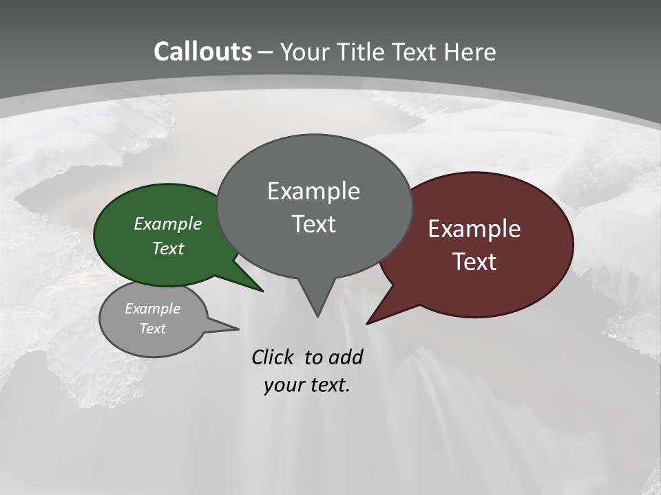 Smoke Fluid Environment PowerPoint Template
