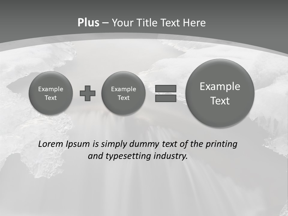 Smoke Fluid Environment PowerPoint Template