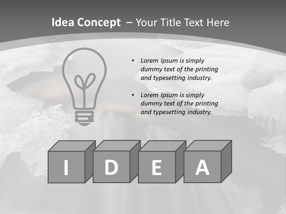 Smoke Fluid Environment PowerPoint Template