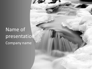 Cold Snow Nature PowerPoint Template