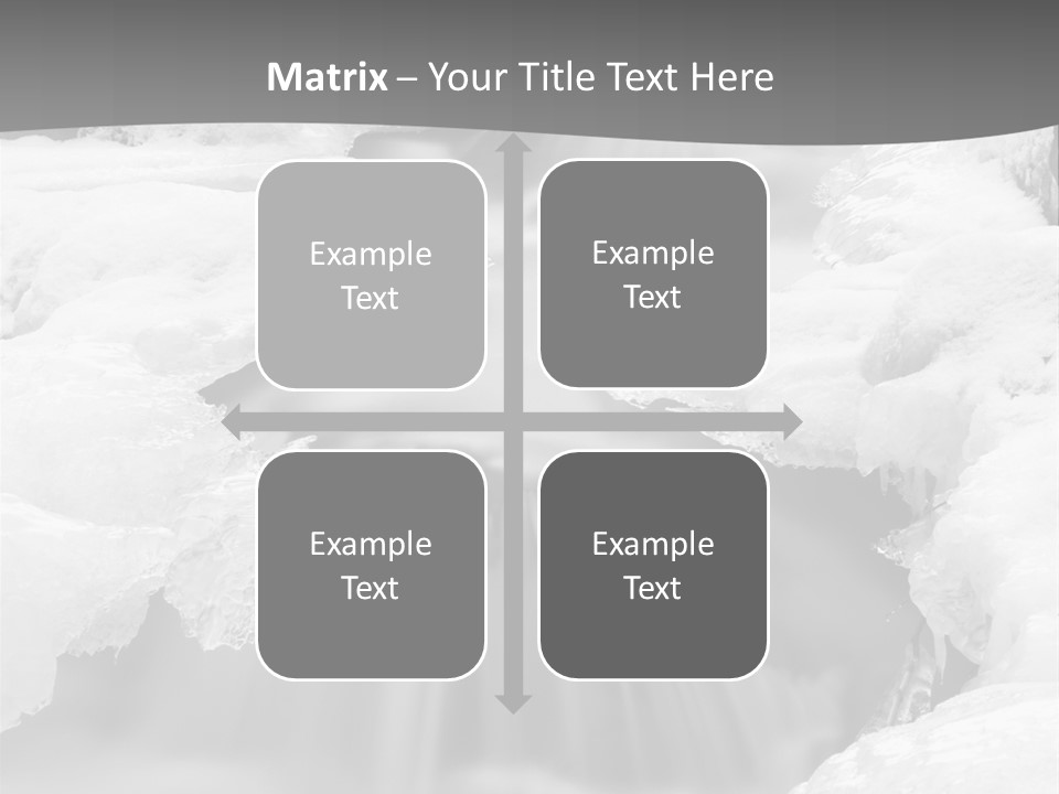 Cold Snow Nature PowerPoint Template