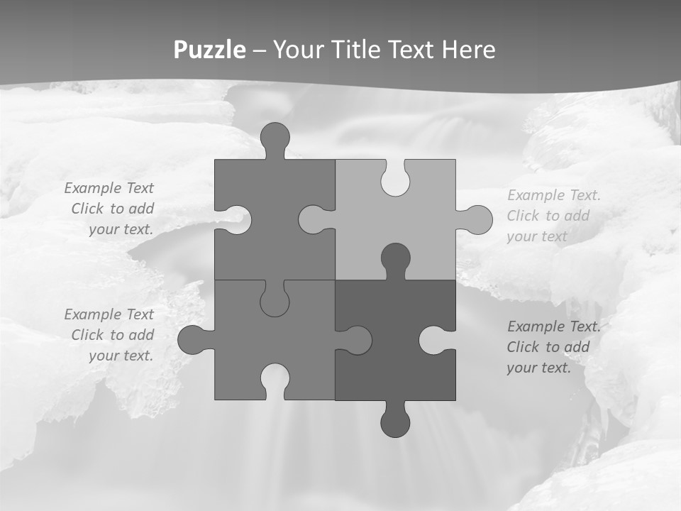 Cold Snow Nature PowerPoint Template